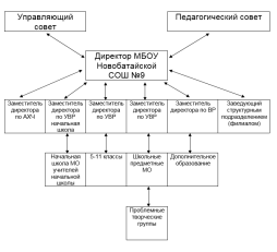 Информация об органах управления и структурных подразделениях